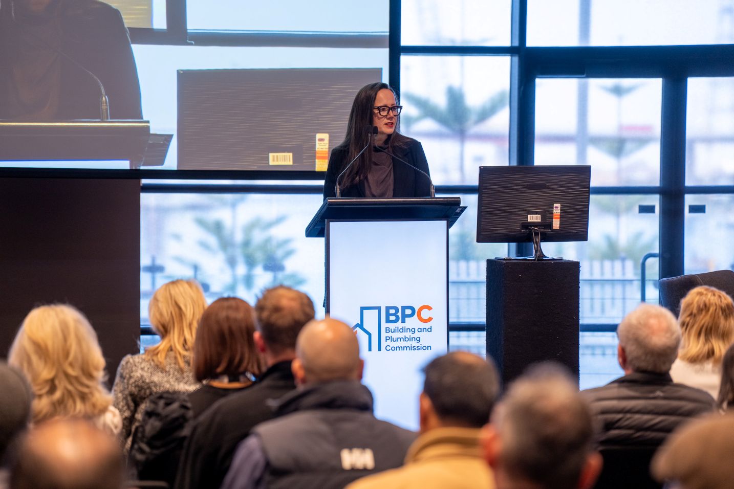 The Hon Harriet Shing MP addressing the BPC Industry Conference 2025